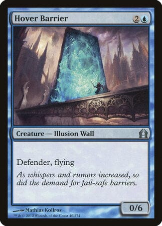 Hover Barrier [Return to Ravnica] MTG Single Magic: The Gathering  | Multizone: Comics And Games