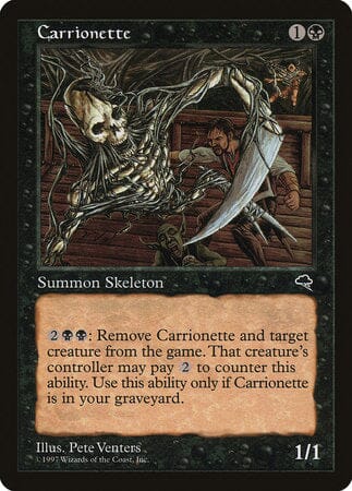 Carrionette [Tempest] MTG Single Magic: The Gathering  | Multizone: Comics And Games