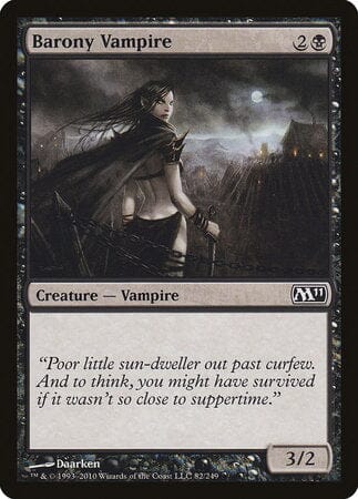Barony Vampire [Magic 2011] MTG Single Magic: The Gathering  | Multizone: Comics And Games