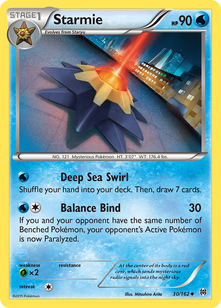 Starmie (30/162) [XY: BREAKthrough] Pokemon Single Pokémon  | Multizone: Comics And Games