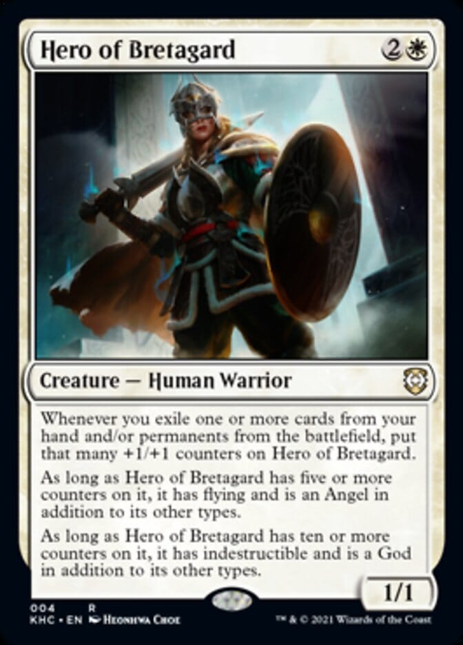 Hero of Bretagard [Kaldheim Commander] MTG Single Magic: The Gathering  | Multizone: Comics And Games