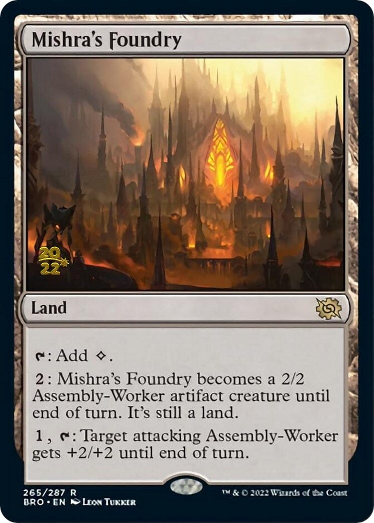 Mishra's Foundry [The Brothers' War: Prerelease Promos] MTG Single Magic: The Gathering  | Multizone: Comics And Games
