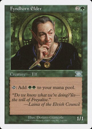 Fyndhorn Elder [Classic Sixth Edition] MTG Single Magic: The Gathering  | Multizone: Comics And Games