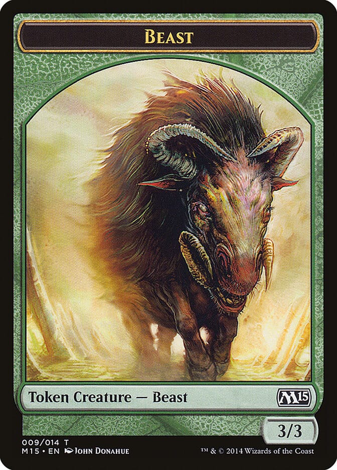 Beast (009/014) [Magic 2015 Tokens] MTG Single Magic: The Gathering  | Multizone: Comics And Games