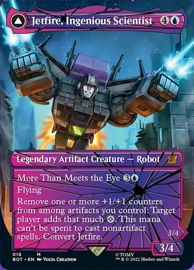 Jetfire, Ingenious Scientist // Jetfire, Air Guardian (Shattered Glass) [Universes Beyond: Transformers] MTG Single Magic: The Gathering  | Multizone: Comics And Games