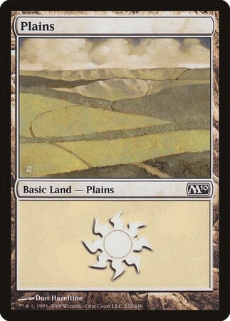 Plains (232) [Magic 2010] MTG Single Magic: The Gathering  | Multizone: Comics And Games