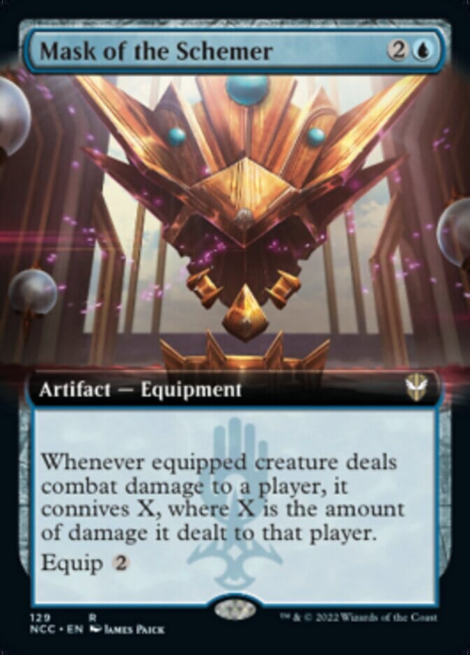 Mask of the Schemer (Extended Art) [Streets of New Capenna Commander] MTG Single Magic: The Gathering  | Multizone: Comics And Games