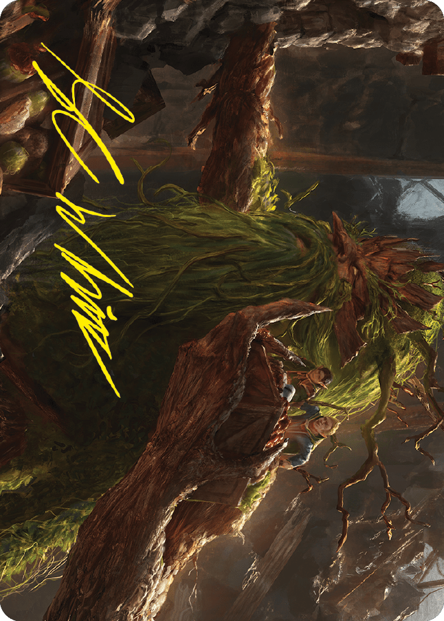 Treebeard, Gracious Host Art Card (Gold-Stamped Signature) [The Lord of the Rings: Tales of Middle-earth Art Series] MTG Single Magic: The Gathering  | Multizone: Comics And Games