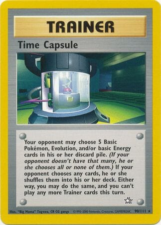 Time Capsule (90/111) [Neo Genesis Unlimited] Pokemon Single Pokémon  | Multizone: Comics And Games