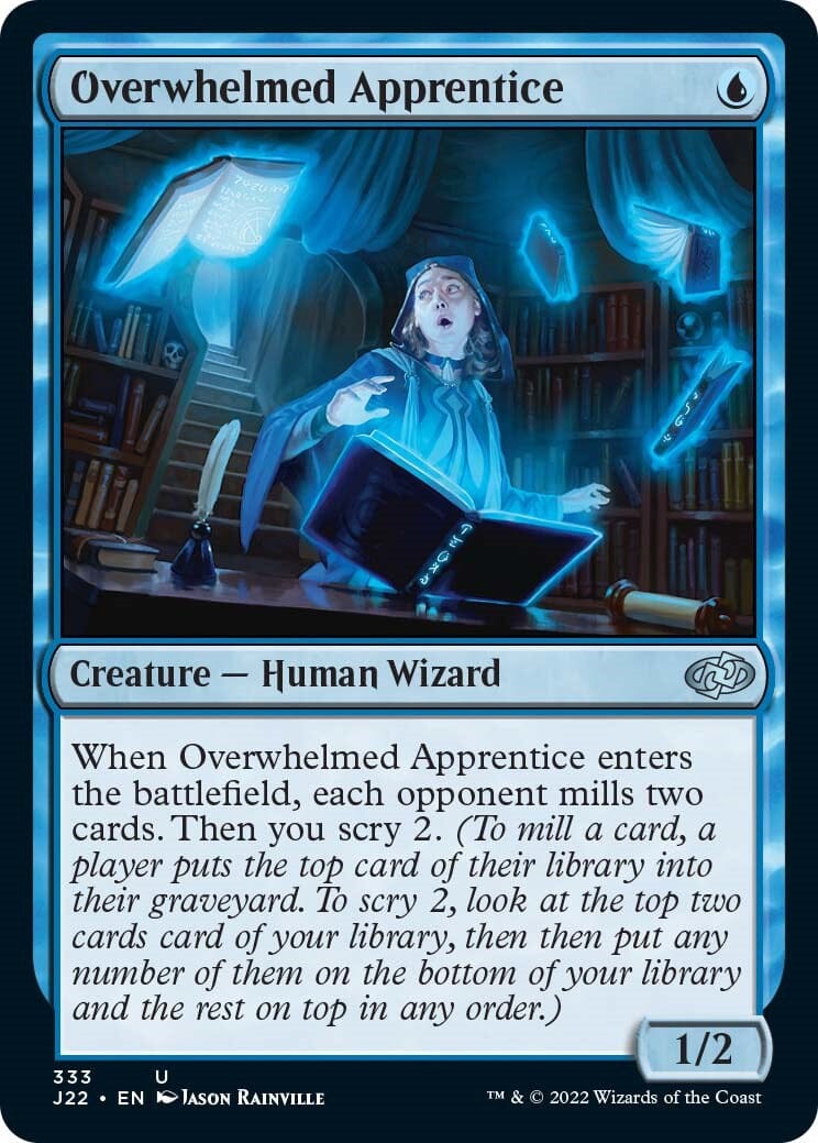 Overwhelmed Apprentice [Jumpstart 2022] MTG Single Magic: The Gathering  | Multizone: Comics And Games