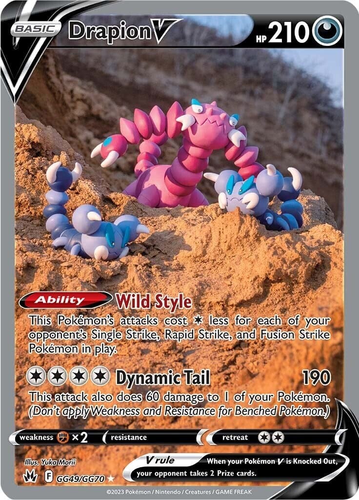 Drapion V (GG49/GG70) [Sword & Shield: Crown Zenith] Pokemon Single Pokémon  | Multizone: Comics And Games