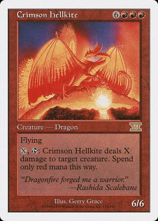 Crimson Hellkite [Classic Sixth Edition] MTG Single Magic: The Gathering  | Multizone: Comics And Games
