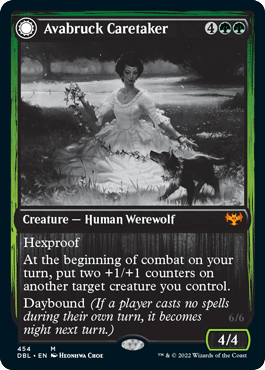 Avabruck Caretaker // Hollowhenge Huntmaster [Innistrad: Double Feature] MTG Single Magic: The Gathering  | Multizone: Comics And Games