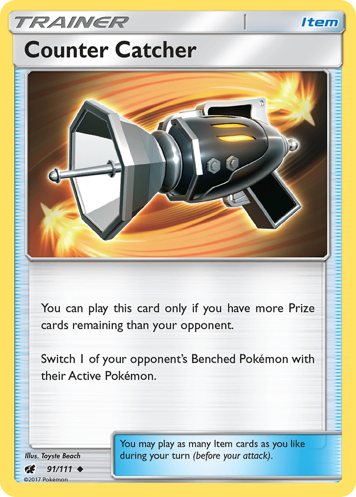 Counter Catcher (91/111) [Sun & Moon: Crimson Invasion] Pokemon Single Pokémon  | Multizone: Comics And Games