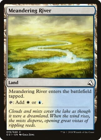 Meandering River [Global Series Jiang Yanggu & Mu Yanling] MTG Single Magic: The Gathering  | Multizone: Comics And Games
