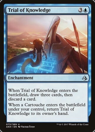 Trial of Knowledge [Amonkhet] MTG Single Magic: The Gathering  | Multizone: Comics And Games