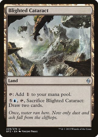 Blighted Cataract [Battle for Zendikar] MTG Single Magic: The Gathering  | Multizone: Comics And Games
