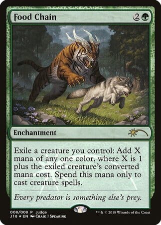 Food Chain [Judge Gift Cards 2018] MTG Single Magic: The Gathering  | Multizone: Comics And Games