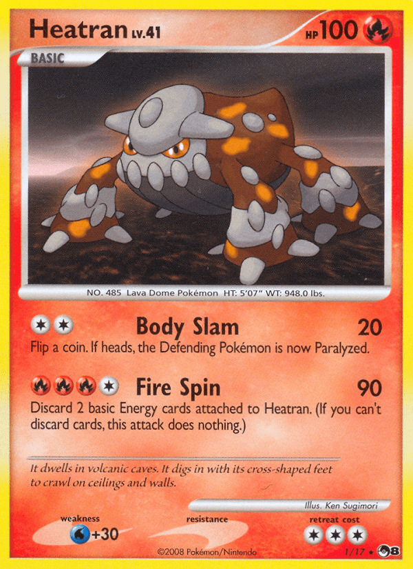 Heatran (1/17) [POP Series 8] Pokemon Single Pokémon  | Multizone: Comics And Games