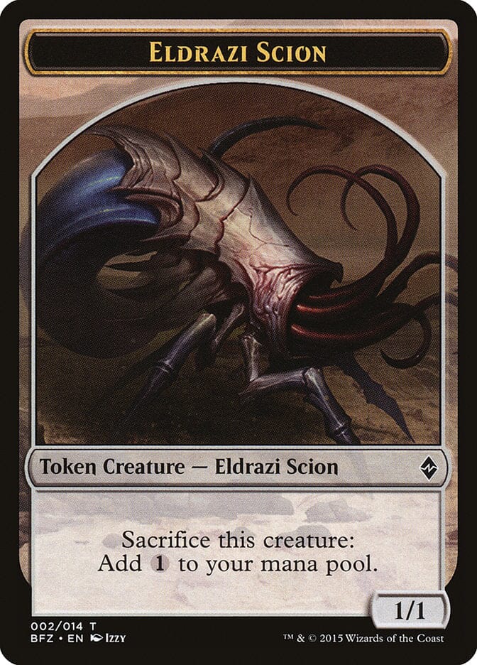 Eldrazi Scion (002/014) [Battle for Zendikar Tokens] MTG Single Magic: The Gathering  | Multizone: Comics And Games