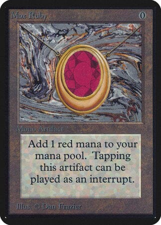 Mox Ruby [Limited Edition Alpha] MTG Single Magic: The Gathering  | Multizone: Comics And Games