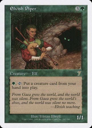 Elvish Piper [Seventh Edition] MTG Single Magic: The Gathering  | Multizone: Comics And Games