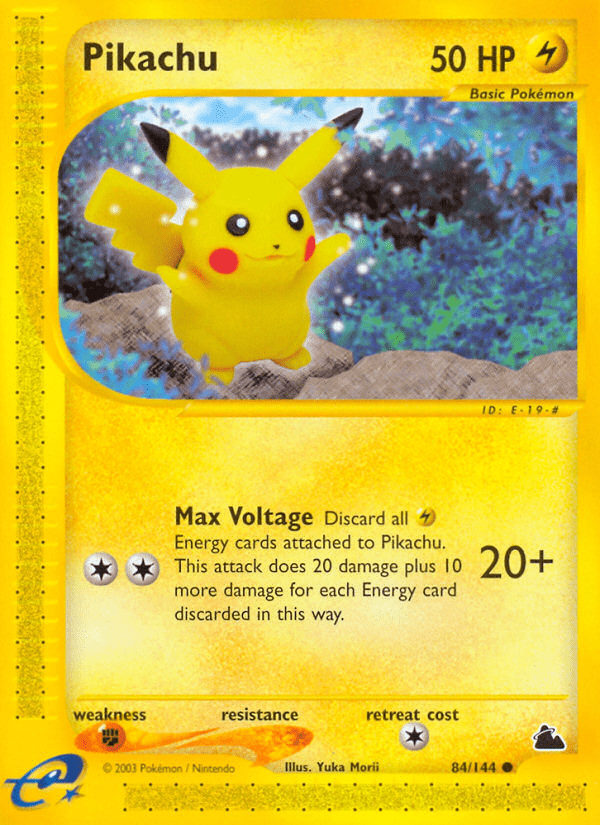 Pikachu (84/144) [Skyridge] Pokemon Single Pokémon  | Multizone: Comics And Games