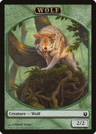 Wolf Token [Born of the Gods Tokens] MTG Single Magic: The Gathering  | Multizone: Comics And Games