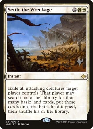 Settle the Wreckage [Ixalan Promos] MTG Single Magic: The Gathering  | Multizone: Comics And Games