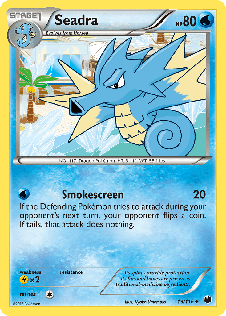 Seadra (19/116) [Black & White: Plasma Freeze] Pokemon Single Pokémon  | Multizone: Comics And Games