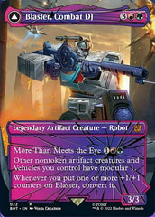 Blaster, Combat DJ // Blaster, Morale Booster (Shattered Glass) [Universes Beyond: Transformers] MTG Single Magic: The Gathering  | Multizone: Comics And Games
