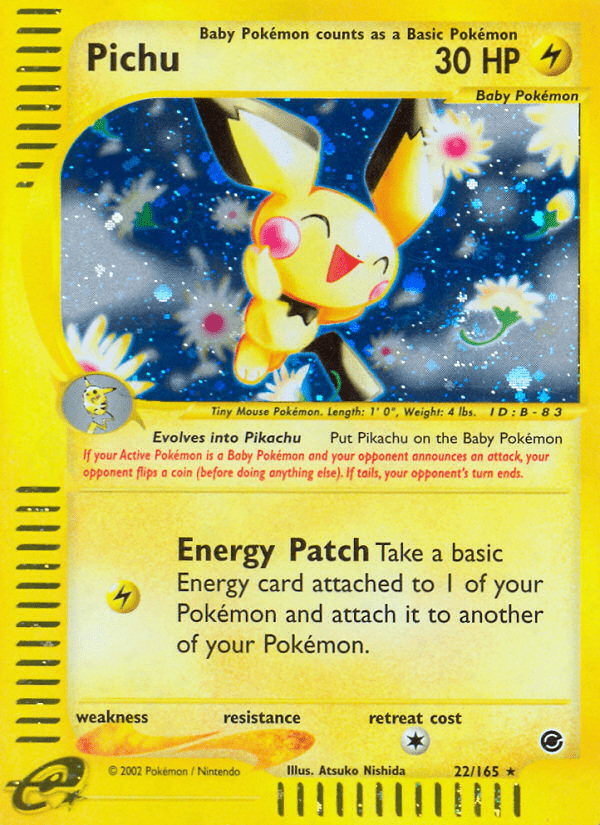 Pichu (22/165) [Expedition: Base Set] Pokemon Single Pokémon  | Multizone: Comics And Games