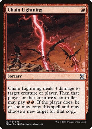 Chain Lightning [Eternal Masters] MTG Single Magic: The Gathering  | Multizone: Comics And Games