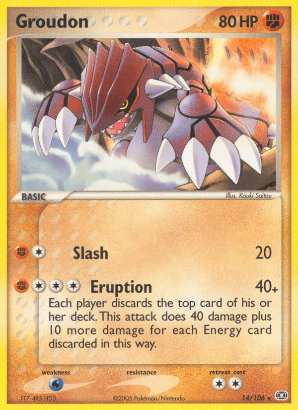 Groudon (14/106) [EX: Emerald] Pokemon Single Pokémon  | Multizone: Comics And Games