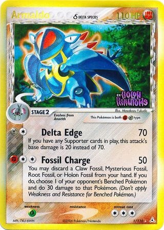 Armaldo (1/110) (Delta Species) (Stamped) [EX: Holon Phantoms] Pokemon Single Pokémon  | Multizone: Comics And Games