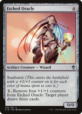 Etched Oracle [Commander 2016] MTG Single Magic: The Gathering  | Multizone: Comics And Games