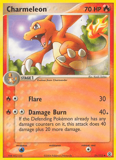 Charmeleon (31/112) [EX: FireRed & LeafGreen] Pokemon Single Pokémon  | Multizone: Comics And Games