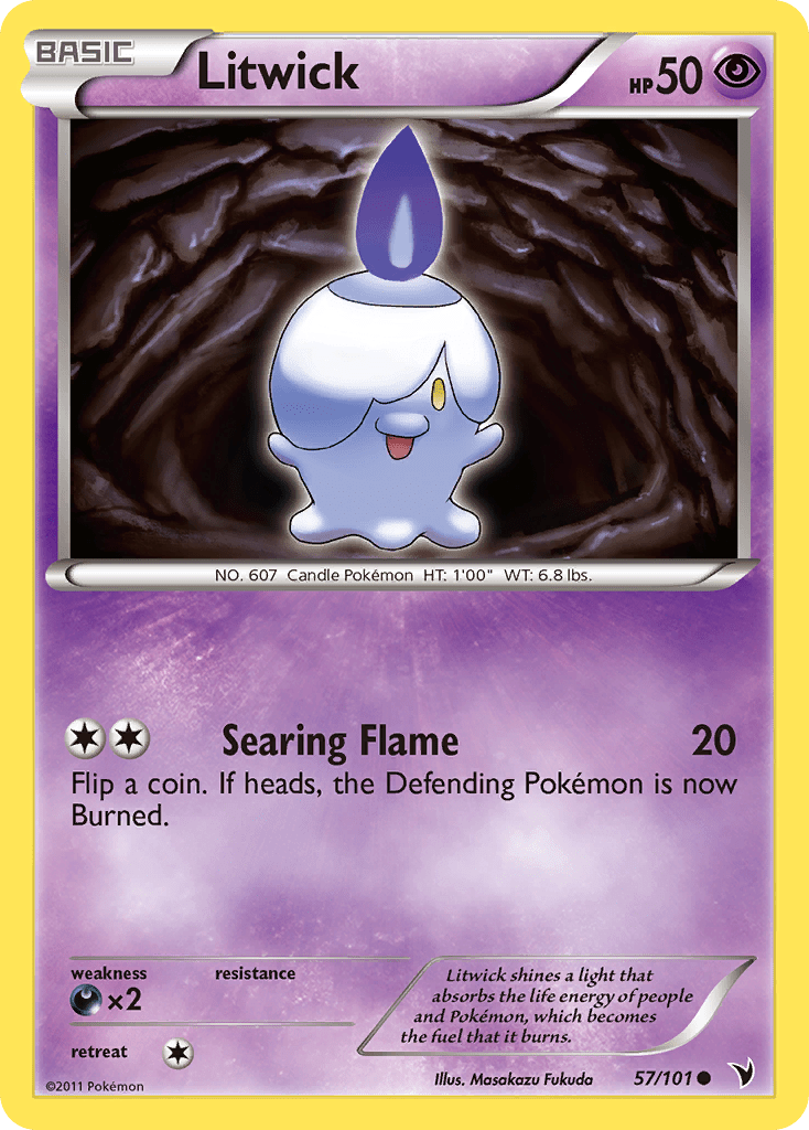 Litwick (57/101) [Black & White: Noble Victories] Pokemon Single Pokémon  | Multizone: Comics And Games