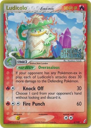 Ludicolo (6/100) (Delta Species) (Stamped) [EX: Crystal Guardians] Pokemon Single Pokémon  | Multizone: Comics And Games