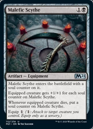 Malefic Scythe [Core Set 2021] MTG Single Magic: The Gathering  | Multizone: Comics And Games