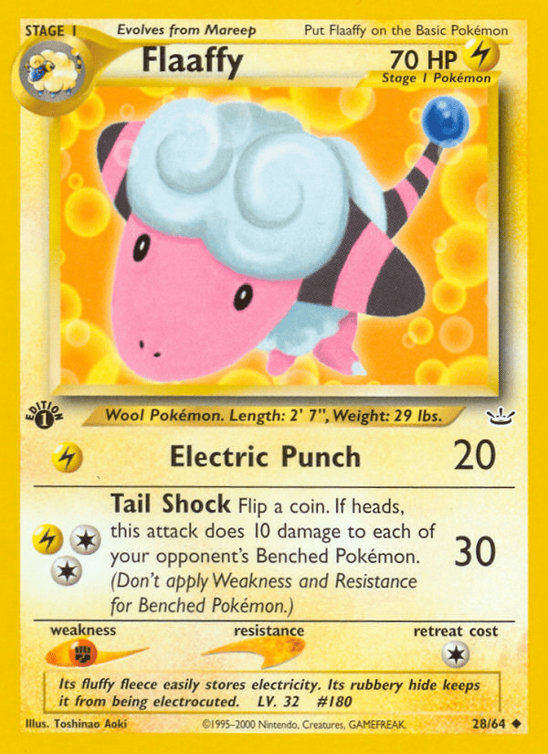 Flaaffy (28/64) [Neo Revelation 1st Edition] Pokemon Single Pokémon  | Multizone: Comics And Games