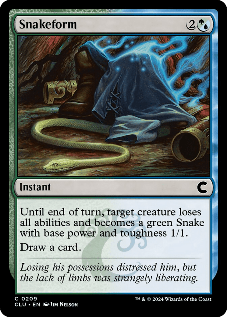 Snakeform [Ravnica: Clue Edition] MTG Single Magic: The Gathering  | Multizone: Comics And Games