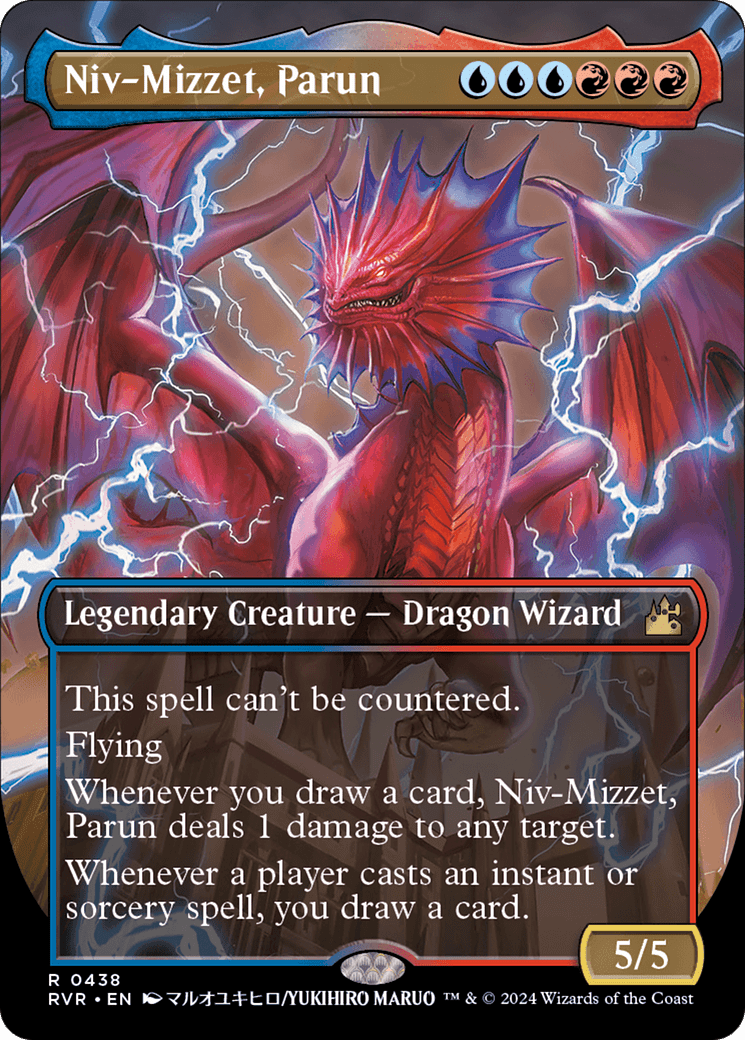 Niv-Mizzet, Parun (Anime Borderless) [Ravnica Remastered] MTG Single Magic: The Gathering  | Multizone: Comics And Games