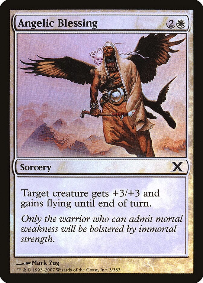 Angelic Blessing (Premium Foil) [Tenth Edition] MTG Single Magic: The Gathering  | Multizone: Comics And Games