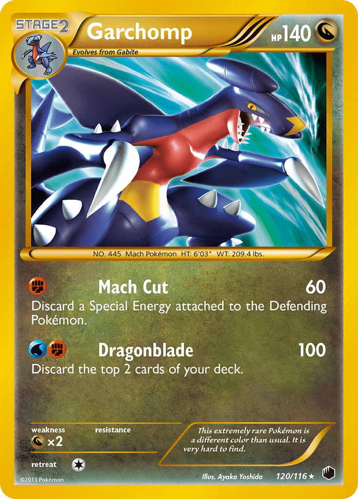 Garchomp (120/116) [Black & White: Plasma Freeze] Pokemon Single Pokémon  | Multizone: Comics And Games