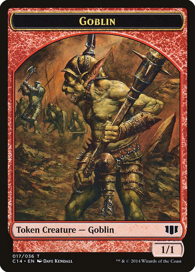 Goblin // Goat Double-sided Token [Commander 2014 Tokens] MTG Single Magic: The Gathering  | Multizone: Comics And Games