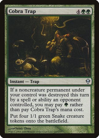 Cobra Trap [Zendikar] MTG Single Magic: The Gathering  | Multizone: Comics And Games
