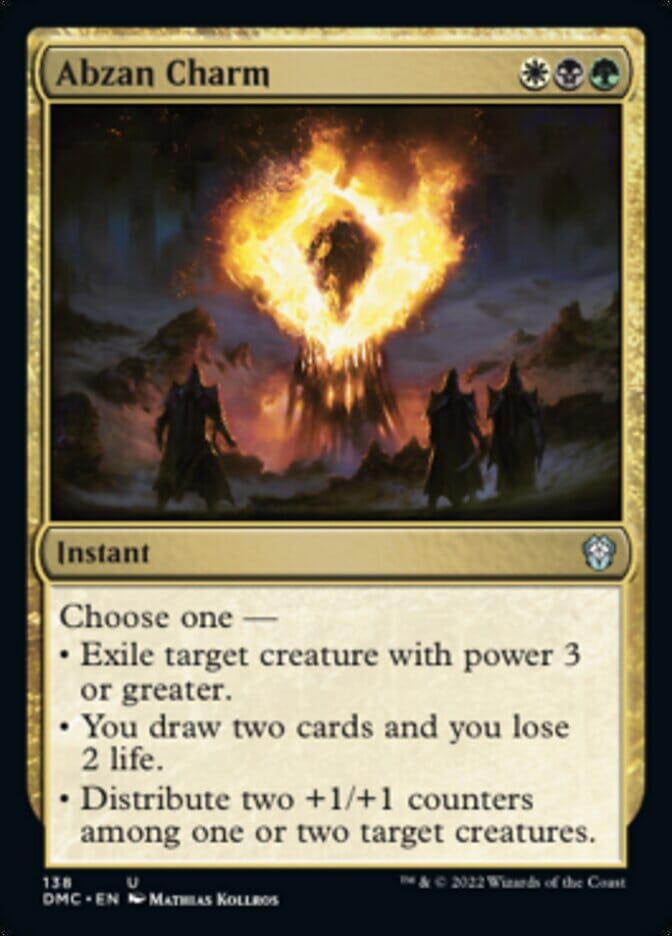 Abzan Charm [Dominaria United Commander] MTG Single Magic: The Gathering  | Multizone: Comics And Games