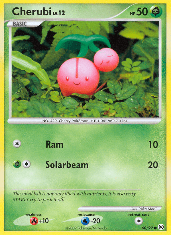 Cherubi (60/99) [Platinum: Arceus] Pokemon Single Pokémon  | Multizone: Comics And Games