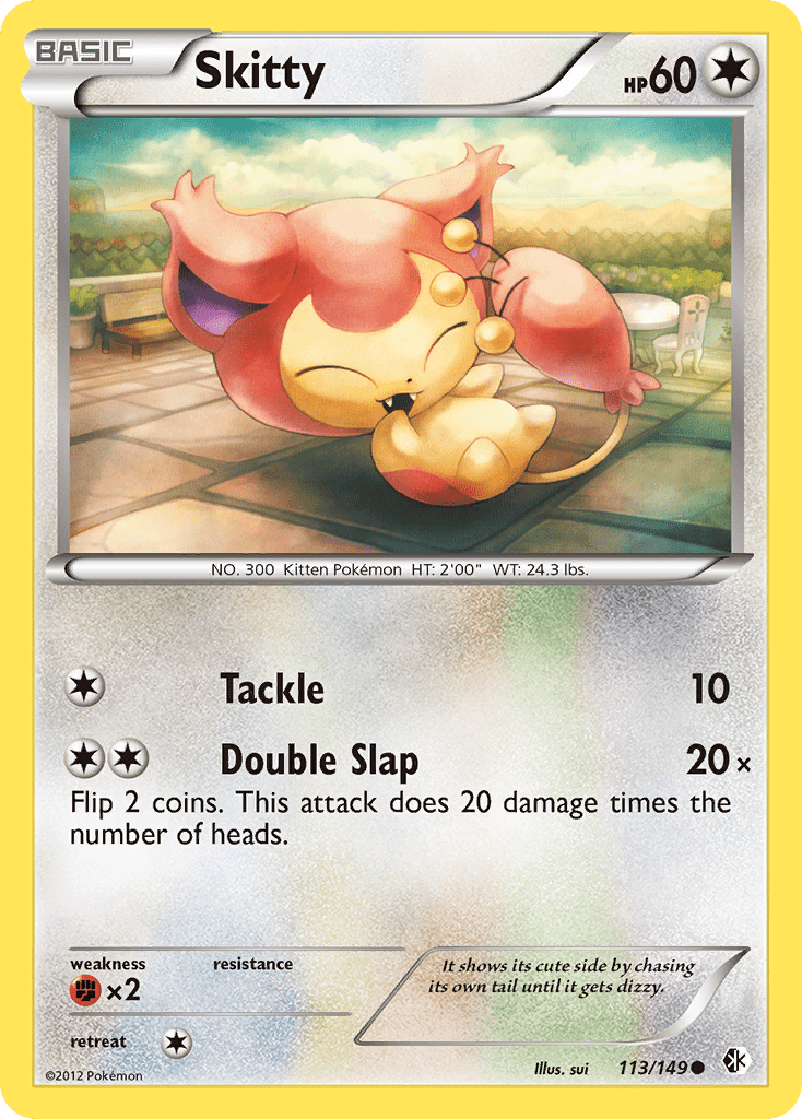 Skitty (113/149) [Black & White: Boundaries Crossed] Pokemon Single Pokémon  | Multizone: Comics And Games